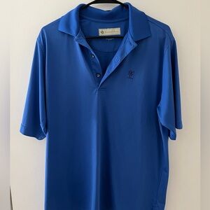 Men's Classic Blue Polo Shirt